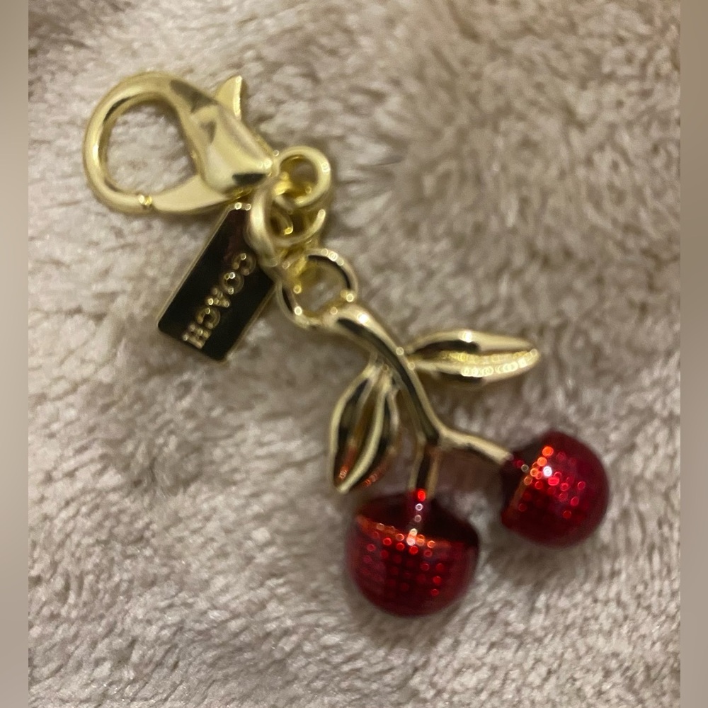 Red Cherry Keychain - Picture 2 of 5